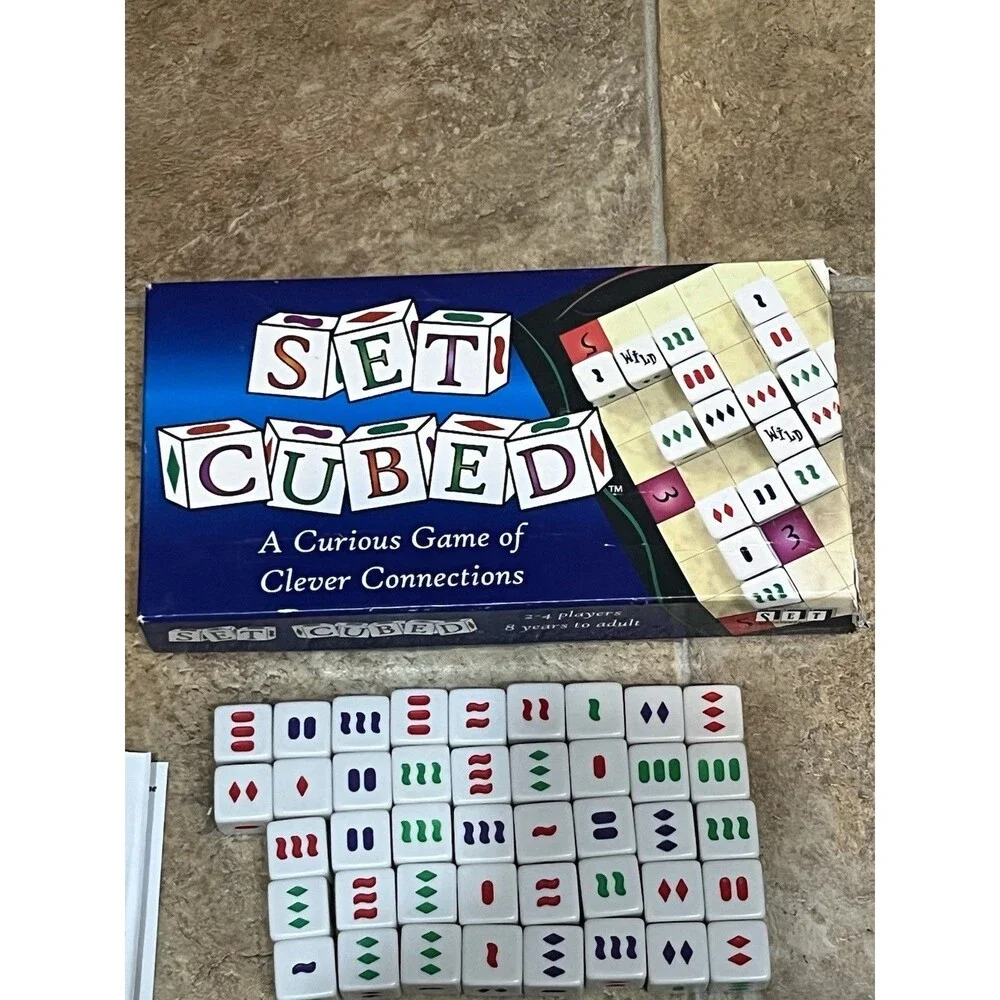 SET CUBED Curious Game of Clever Connections - COMPLETE